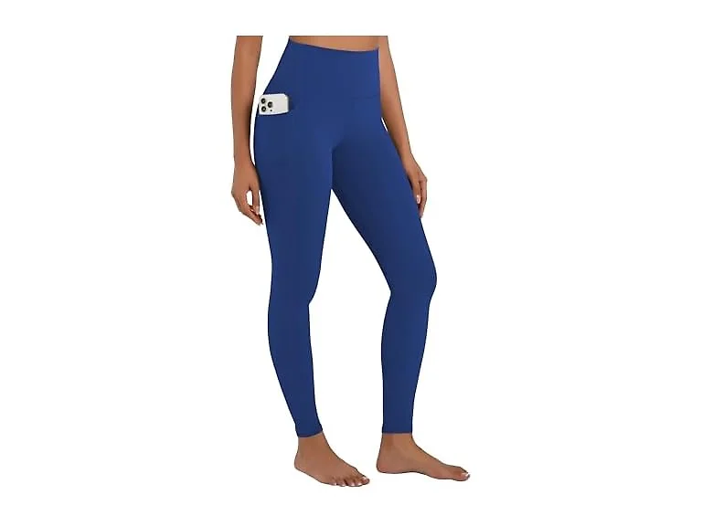 Sunzel Womens Leggings 28in L Blue W/Pockets