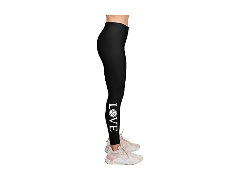 Tstars Women (M) Love Sports Teen Soccer Leggings