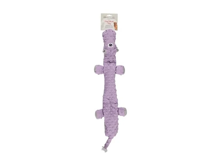 Cudlie Stuffless Plush Dog Toy with Multiple Squeakers