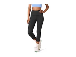 Amazon Essentials Women's High Waisted Active Sculpt Exercise Shaping Capri Leggings, Black, XX-Large