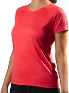 Kanu Surf Women's Solid Upf 50+ Swim Tee, Red, Medium