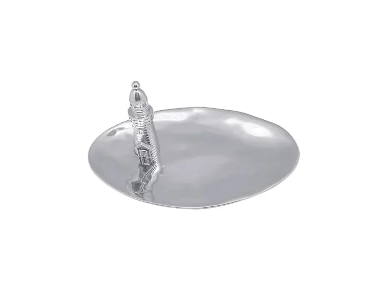 MARIPOSA LIGHTHOUSE 3D OVAL PLATTER 