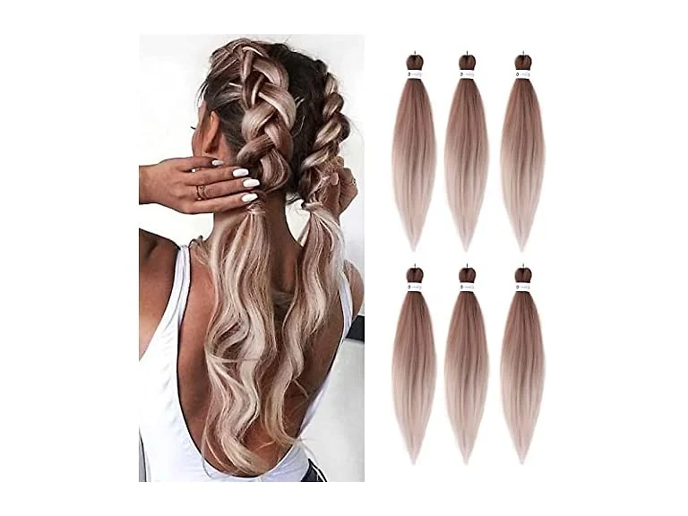 Pre-Stretched Braiding Hair 26" 6-Pack