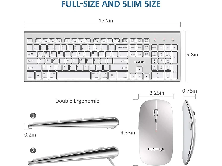 Wireless Keyboard & Mouse Dual System