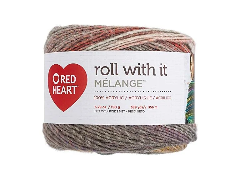 Red Heart Roll with it Melange Theater