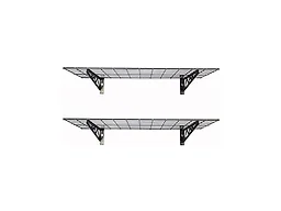 SafeRacks MR-WS1 24x48-H 24x48 Wall Shelf 2-Pk Hammerto