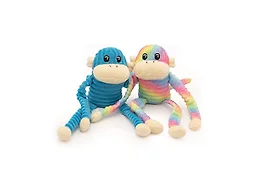 ZIPPY PAWS IPL-ZIPPY_9891 Small Crinkle Monkey Rainbow/B