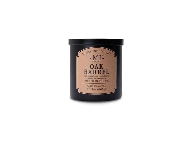 Oak Barrel Candle, Manly Indulgence