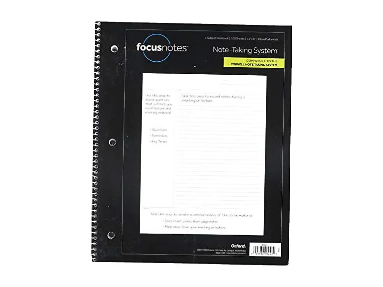 Collection Focus Notes Notebook