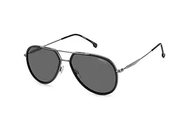 Carrera 0CA295/S 003 58 58-16-150 Carrera Unisex 295/S Sunglasses Matte Black Matte Black/Polarized Grey