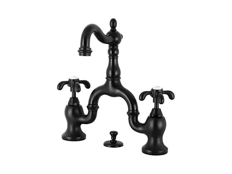 Kingston KS7970TX Bridge Bathroom Faucet w/ Pop-Up
