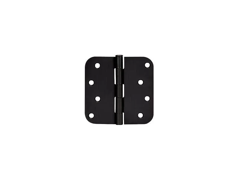 Cosmas Flat Black Door Hinge 4" Inch 