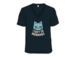 I Don't Do Mornings Cranky Cat