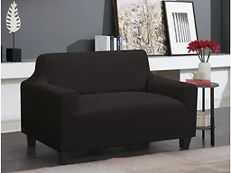 J&V Textiles STRETCH-LOVE BLACK LOVESEAT Super Stretch C