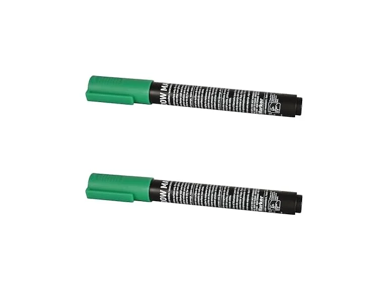 Beistle Green Acrylic Window Markers – 2 Pack