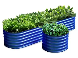 OLLE B0B1DPZ43Y 17" Tall, 4-in-1 Garden Bed Blue