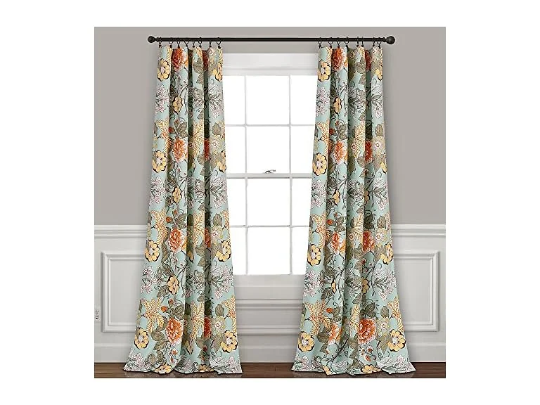 Lush Decor Sydney Light Filtering Window Curtain Panels