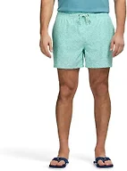IZOD Men's Swim Trunks with Comfort Liner Saltwater Performance UPF50 Stretch Swimsuit 4" Inseam, Birds Egg Green, Large