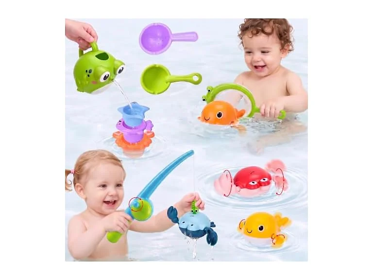 ZHFUYS 12Pcs Bath Toys for Toddlers