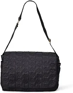 Amazon Essentials x Sofia Grainge Women's Quilted Diaper Tote Bag with Multiple Pockets Zip-top Closure with Flap