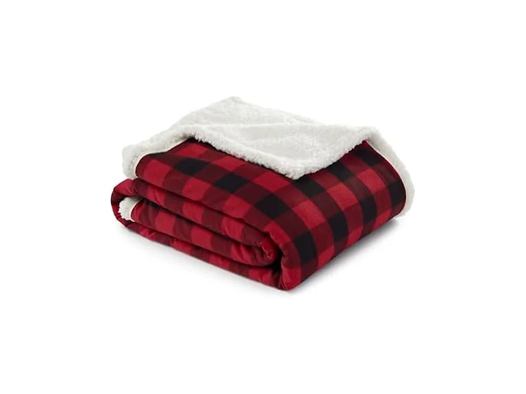 Eddie Bauer Sherpa Throw Blanket 50x60