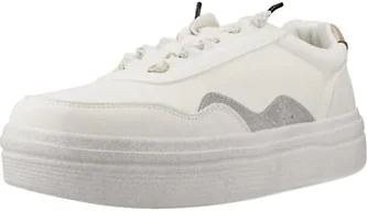 Hey Dude Womens Shoes, Hudson Lift Metallic, White, 41