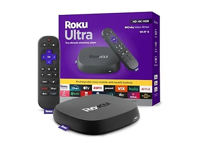 Roku Ultra - Ultimate Streaming Player - 4K Streaming Device (Open Box)