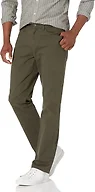 Goodthreads Men's Straight-Fit 5-Pocket Chino Pants, -Olive, 38W x 32L