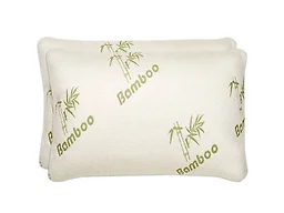 Bamboo Memory Foam Pillow with Removable Cover