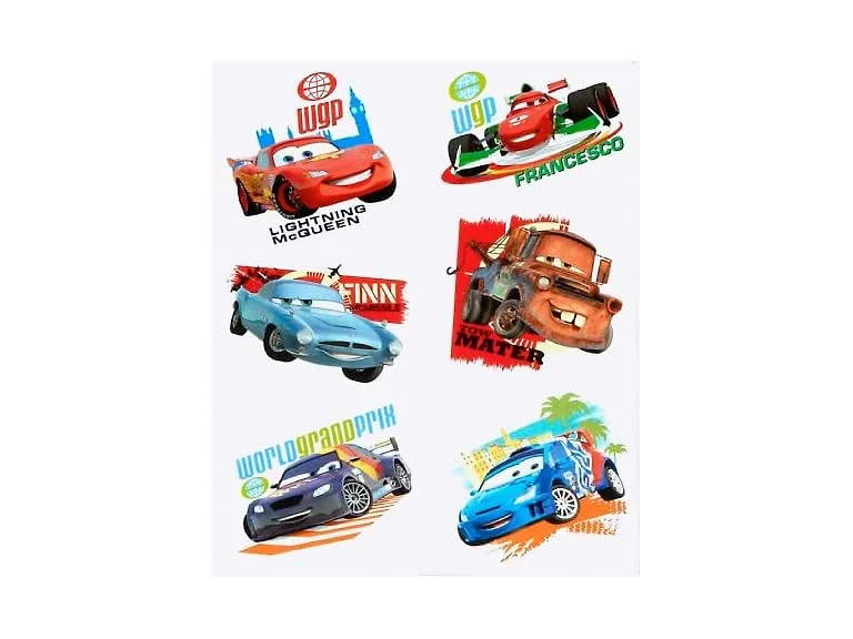 Hallmark Disney Cars 2 Party Temporary Tattoos