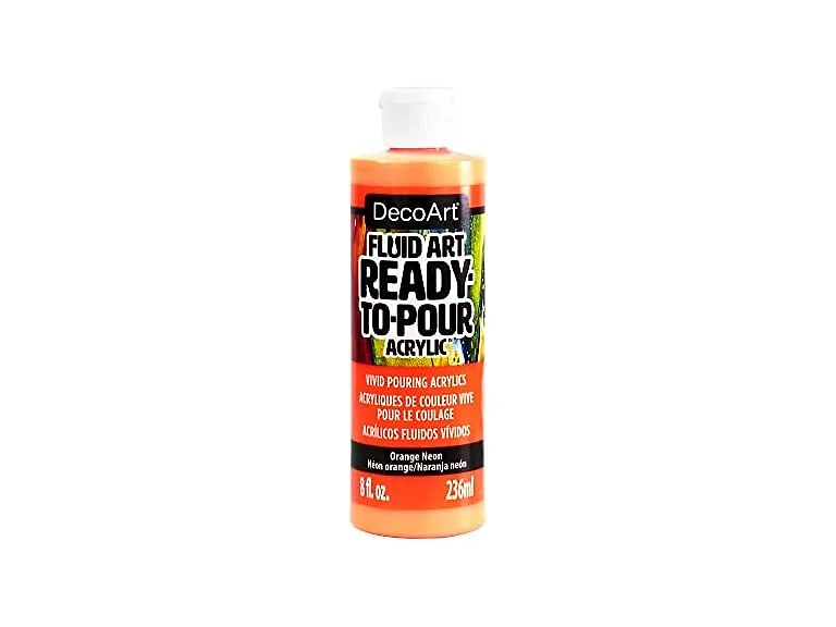 DECO ART Fluid Art Ornge, neon-Orange