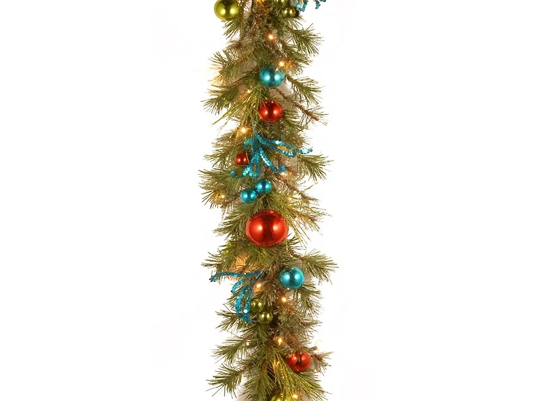 National Tree Company 9 ft. Pre-Lit Decorative Collection