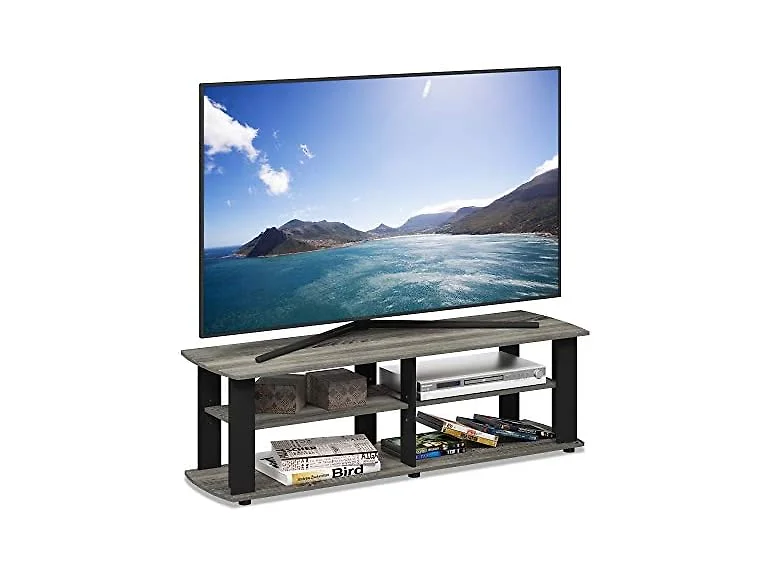 Furinno Nelly TV Stand 3-Tier French Oak