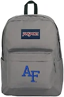 JanSport NCAA Officially Licensed Backpack, Air Force Falcons, Superbreak Plus with Padded 15'' Laptop Sleeve, Spacious Computer Bag for Men & Women, Durable Daypack with Bottle Pocket, Graphite Grey
