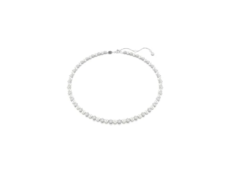 Swarovski Tennis Matrix Pearl Necklace