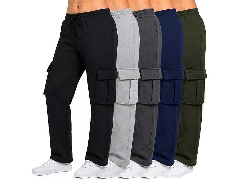 Womens Open Bottom Fleece Sweatpants