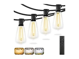 Brightever KN0001 Remote String Lights 3CCT 60FT