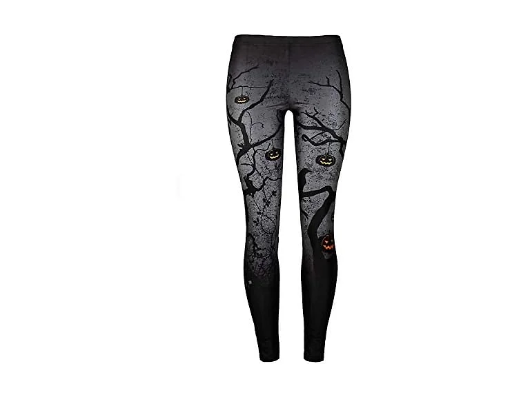 Gludear Women (Large-X-Large) Halloween High Pants