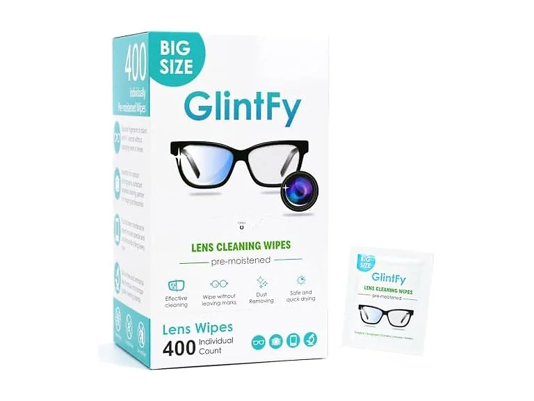 GlintFy Lens Wipes, 400 Count