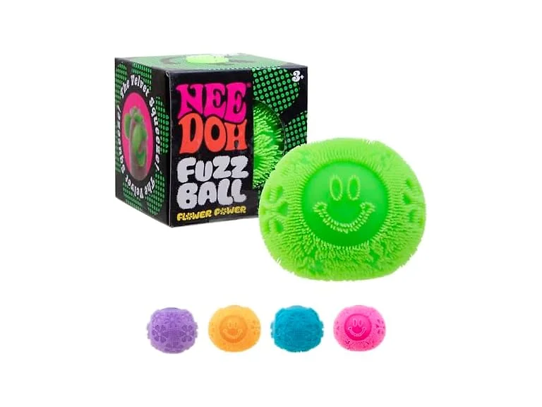 NeeDoh Fuzz Ball Flower Power