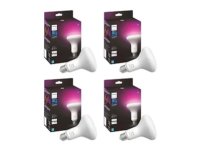 Philips Hue White and Color Ambiance BR30 LED Smart Bulbs