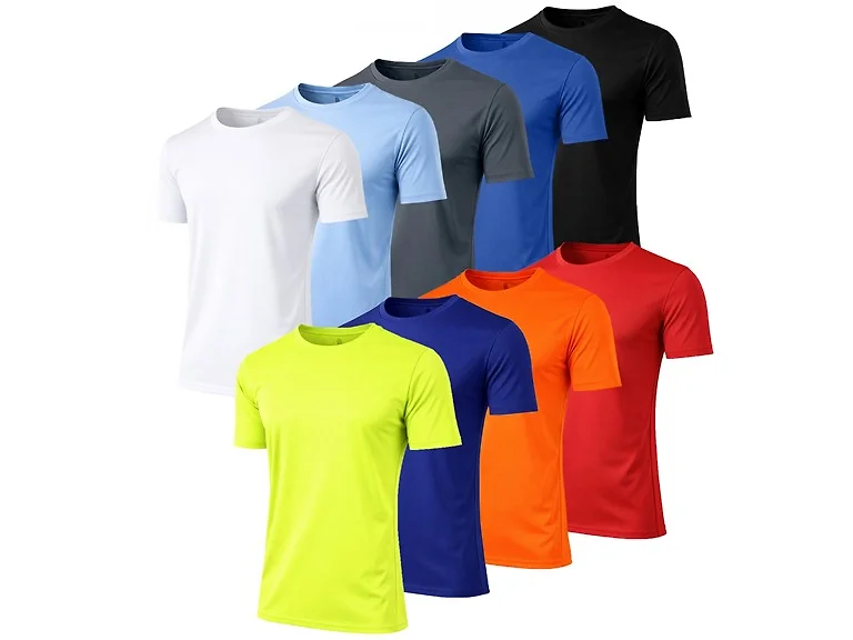 6Pk Mens S/S Performance Active Tee