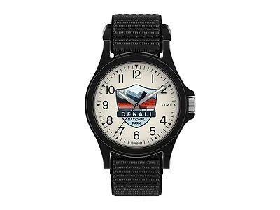 Timex Unisex Denali 40mm Watch Black Fastwrap