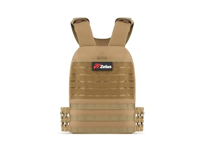 ZELUS Khaki Tactical Weighted Vest