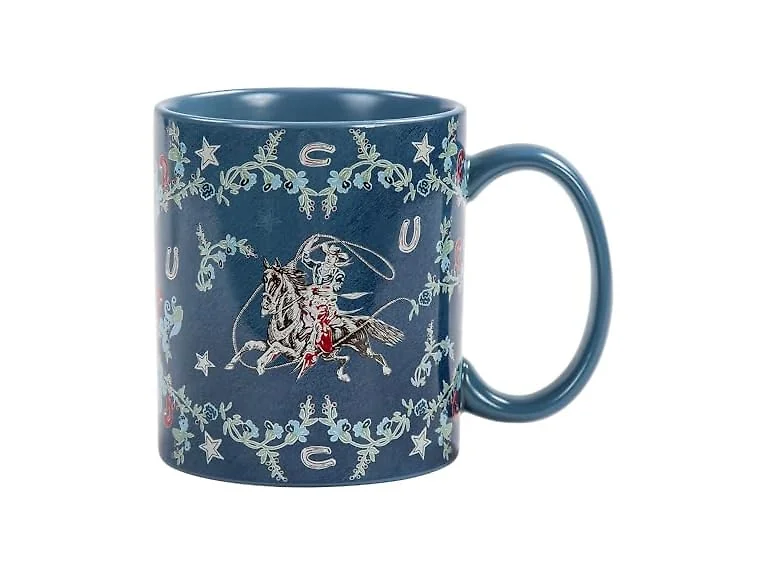 Paseo Road Tasha Polizzi Lee Western Coffee Mug Set of 4, 20oz