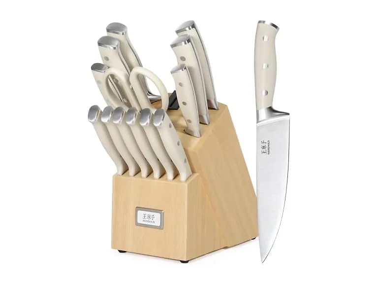 WANGMAZI 15-Pc Knife Block Set