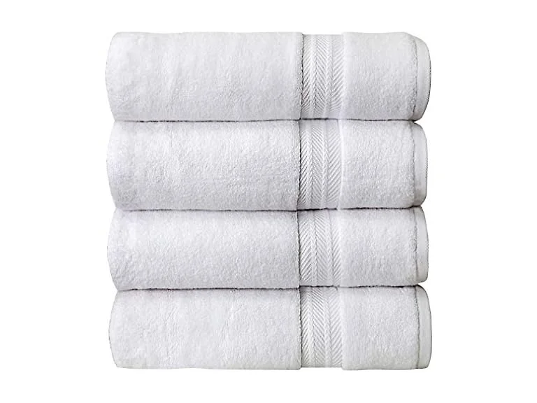 Bloom 4 Pack Towels Zero Twist Cotton