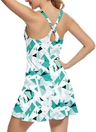 GGOV Tennis Dress for Women Athletic Golf Dress with Shorts and Pockets Backless Workout Dress with Adjustable Straps