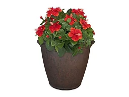 Sunnydaze Decor DG-844 Anjelica Planter 24 Rust Dark 