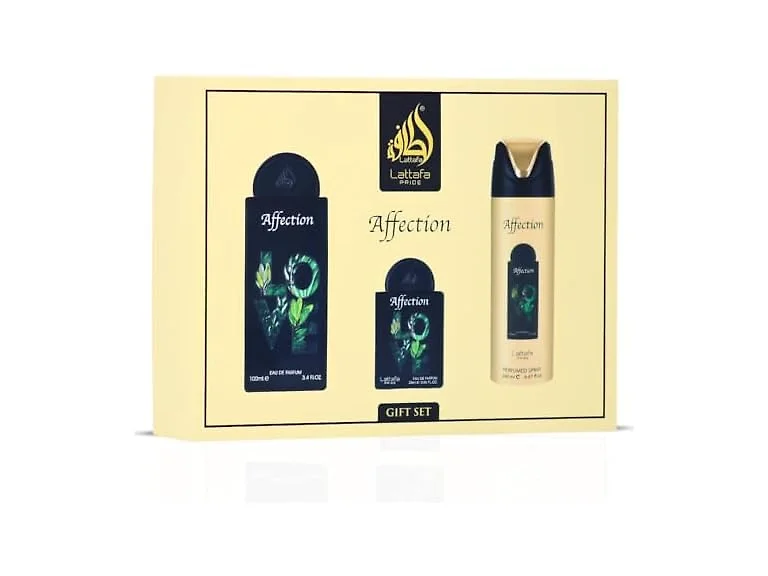 Lattafa Pride Affection for Men 3 Piece Gift Set